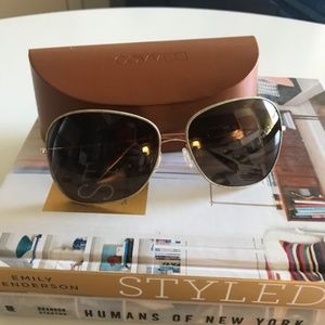 Oliver Peoples - Elsie Oversize Metal Sunglasses